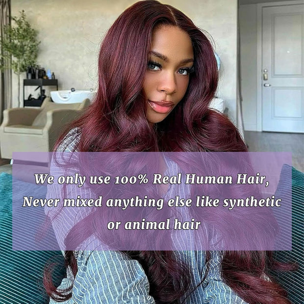 Ustar Basics Burgundy Color Human Hair Body Wave 1 3 4 Bundles