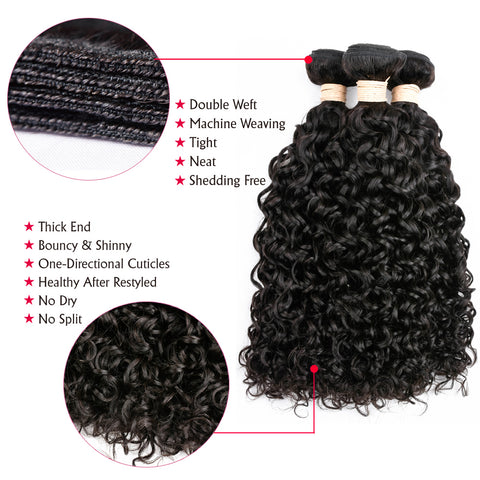 AFFORDABLE HAIR Jerry Curly Natural Black 100% Human Hair for sew in, wig, and ponytail