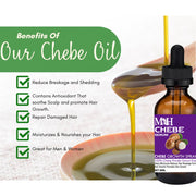 Chebe Intense Hair Growth Set Shampoo & Conditioner + Chebe Growth Hair Solution + Scalp Hair Massager