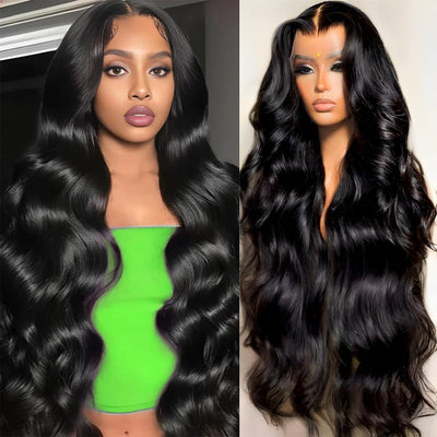 13x6HD Lace Wig Body Wave full frontal wig HIGH QUALITY Human Hair Wig 180-200% FREE PART