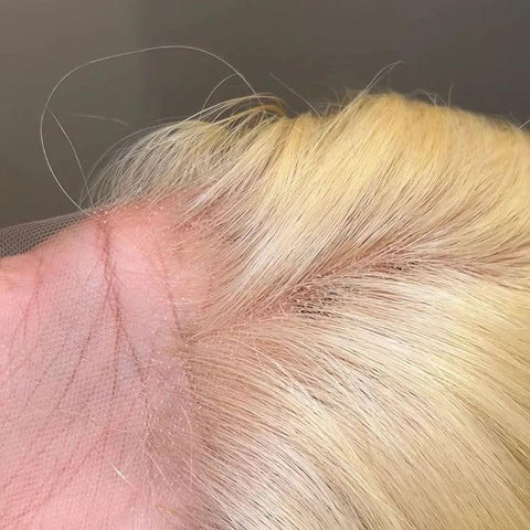 13x6 HD Lace Frontal 613 Blonde Straight 100% Human Hair