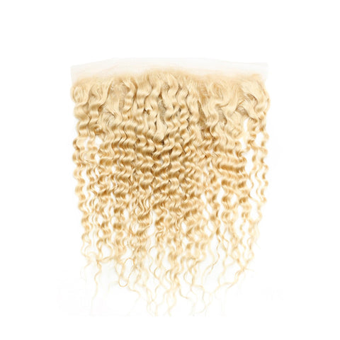 13x4 HD Lace Frontal 613 Blonde Deep Wave 100% Human Hair