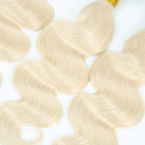Platinum Blonde Body Wave 100% Quality Human Hair