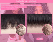 13x6HD Lace Wig Burmese 100 Human High Quality Hair Swiss Lace, Skin-melt Lace, Invisible Lace