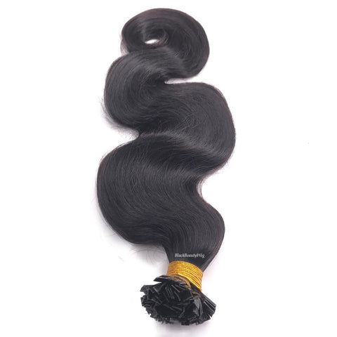 Flat K Tip Black Hair Human Hair Extension (Copy)