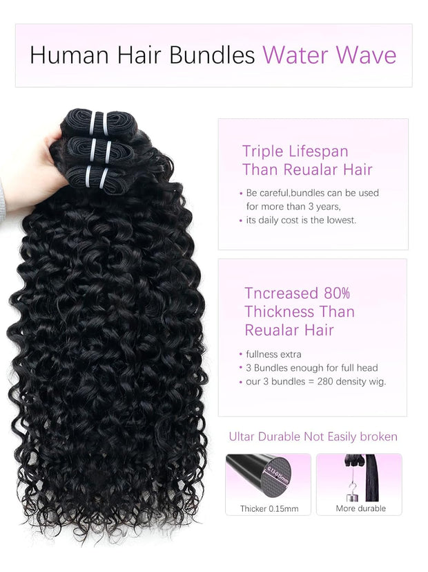 Double Drawn Bermese Curly Full End Unprocessed 100% Human Hair Natural Color