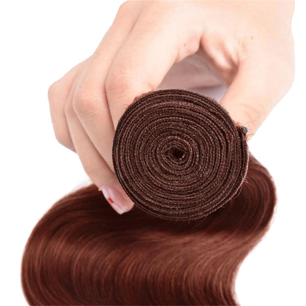 100% Auburn Body Wave Human Hair