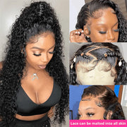 5x5 HD Lace Closure Wig Jerry Curl Human Hair