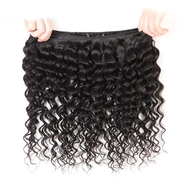 Affordable Hair Water Wave 1B color 1 bundle hair extension 100% human Hair