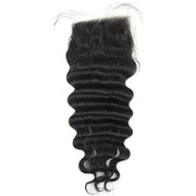 5x5HD Closure Loose wave High Quality Human Hair Natural Black