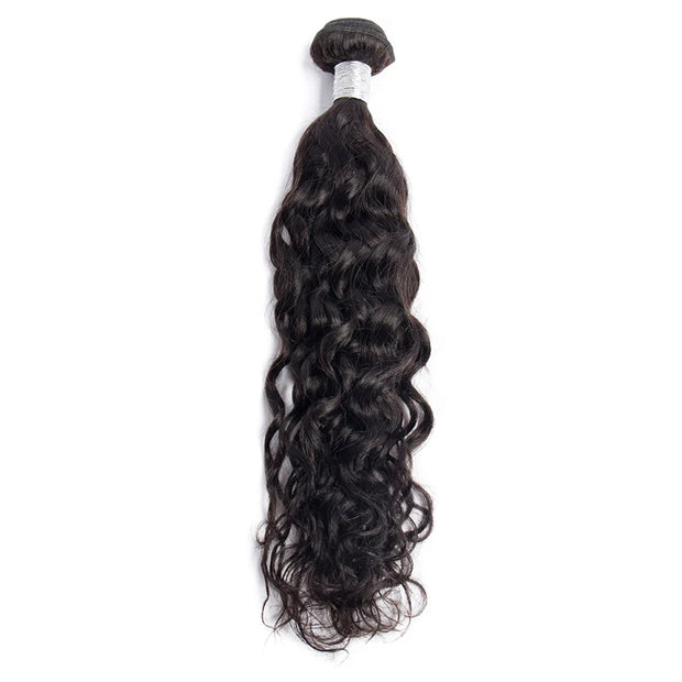 Affordable Hair Water Wave  black 1B color 1 bundle hair extension 100% human Hair