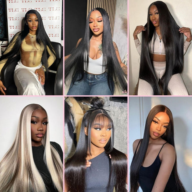 Double Drawn Indian Raw Straight Full End Unprocessed 100% Human Hair Natural Color
