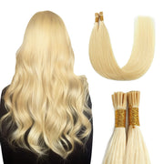 I Tip Premium 613 Blonde Straight Hair Extensions Quality 100 Human Hair