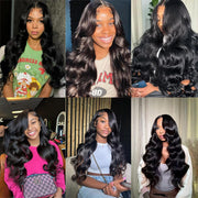 5x5HD Lace Wig Body Wave Closure 100 Human Virgin Remy Mink Hair Wig (Copy)