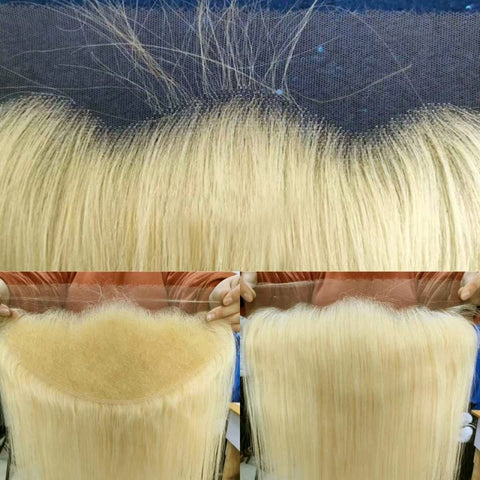 13x6 HD Lace Frontal 613 Blonde Straight 100% Human Hair