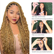 Color #27 Human Braiding Hair Bulk 100g Water Wave human Mink Hair 100g/bundle 20inch, 22inch (Copy)