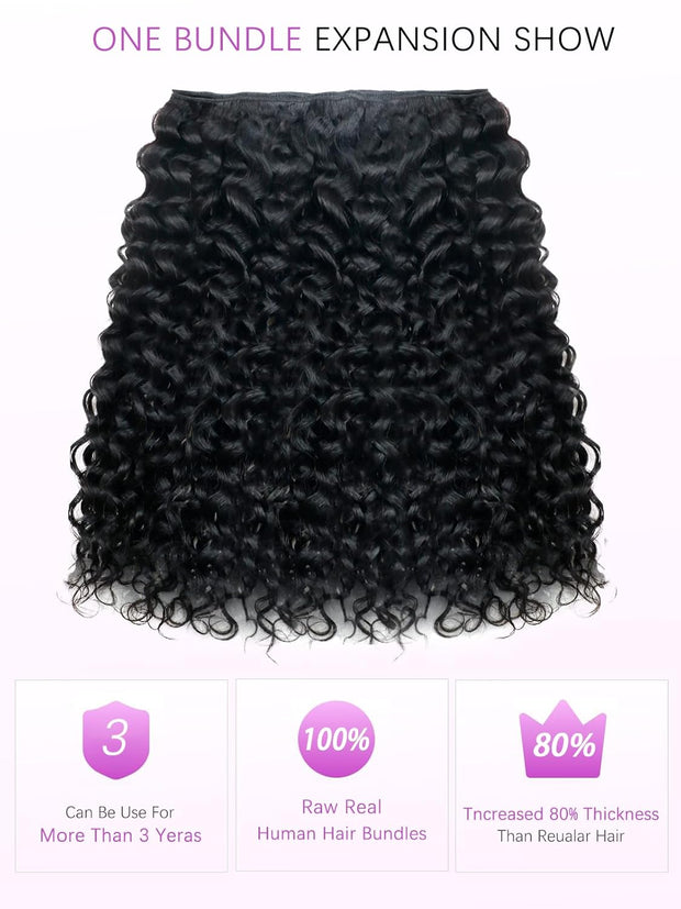 Double Drawn Bermese Curly Full End Unprocessed 100% Human Hair Natural Color