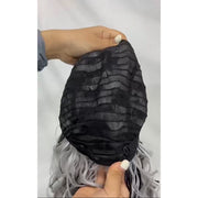 Smiffys Renaissance Vamp Wig, Black & White，Synthetic Cosplay Costume Halloween Wigs for Women