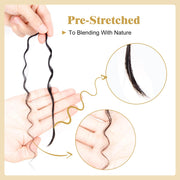 Pre-Divided Human Hair Bulk Deep Wave Braiding Hair for Boho Braids Human Hair Bulk for Braiding Curly Human Hair for Boho Locs Boho Crochet Braids Human Hair Extensions