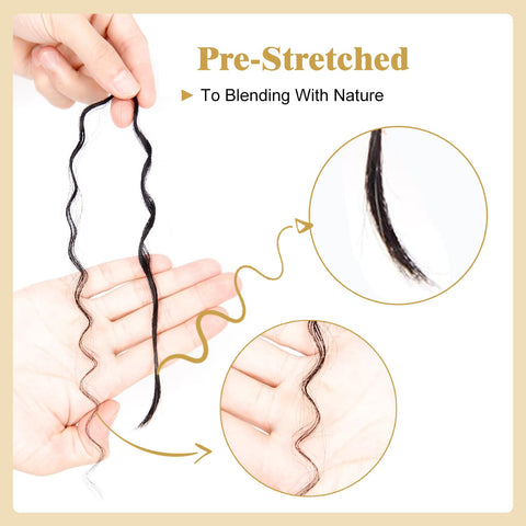 Pre-Divided Human Hair Bulk Deep Wave Braiding Hair for Boho Braids Human Hair Bulk for Braiding Curly Human Hair for Boho Locs Boho Crochet Braids Human Hair Extensions