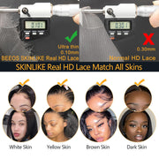 13x6 HD Lace Frontal 613 Blonde Straight 100% Human Hair
