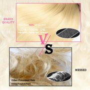 Premiere 613 Blonde  Hair Body Wave Unprocessed 100 Human Hair Ash Blonde Color