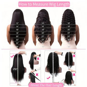 5x5HD Lace Wear to Go Glueless Wig Water Wave Pre-Cut Lace Closure  Wig 100 Virgin Human Hair Natural Color Swiss Lace / Skin-melt Lace / Invisible Lace