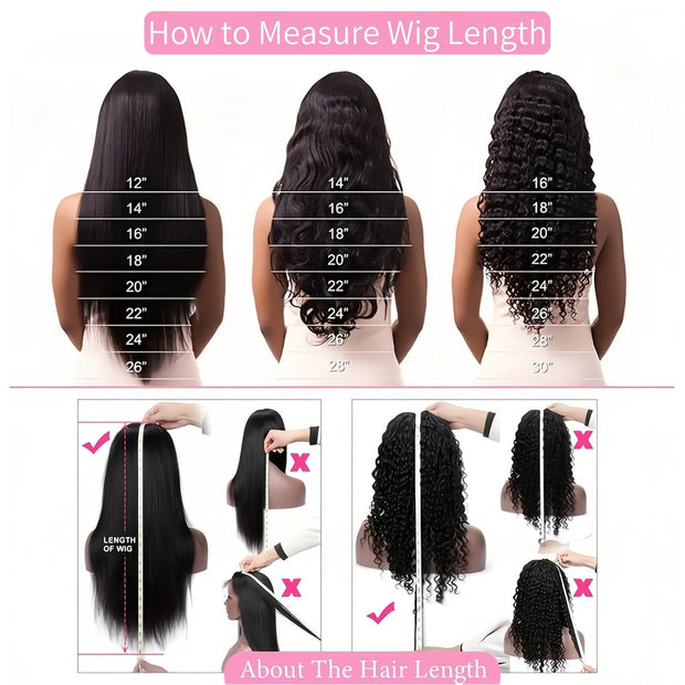 5x5HD Lace Wear to Go Glueless Wig Water Wave Pre-Cut Lace Closure  Wig 100 Virgin Human Hair Natural Color Swiss Lace / Skin-melt Lace / Invisible Lace