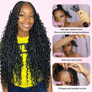 Natural color Human BOHO Braiding Hair Bulk hair Deep Wave Best Quality Mink hair extensions 100g/bundle