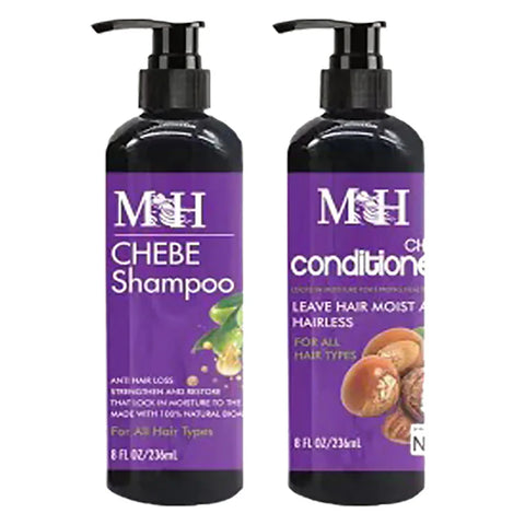 Purple Mother's Day Sale Chebe Intense Hair Growth Shampoo & Conditioner + Alopecia Growth Hair Solution + Scalp Hair Massager