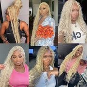 Human Braiding Hair Water Wave 2 bundle 100g Color Blonde (613#)