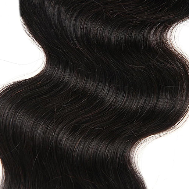 4x4HD Lace Closure Body Wave Human Hair 100% Unprocessed Brazilian Virgin Hair Free Part