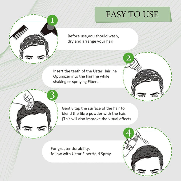 Ustar Hair Building Fibers Refill 50 Grams for Hair Loss Concealing -  Buy One Get One 50% Off