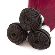Burgundy Straight 100% Virgin Hair