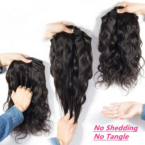 Super Long single drawn raw hair Body Wave 32-40 Inches High Quality 100 Human Hair