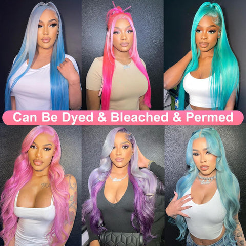 Glueless Pre-Cut Lace 5x5 Closure Wig Color Blonde(613) Straigth 180 Density Wear and Go Human Hair Wig