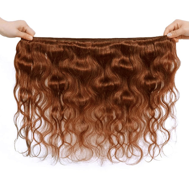 100% Auburn Body Wave Human Hair