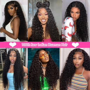 4x4HD Lace Closure Deep Wave Human Hair 100% Unprocessed Brazilian Virgin Hair Free Part