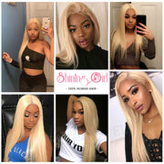 13x4 HD Lace Frontal 613 Blonde Straight 100% Human Hair