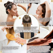 Tape-in Premium Human Hair Natural Color Straight - 20Pcs/Pack