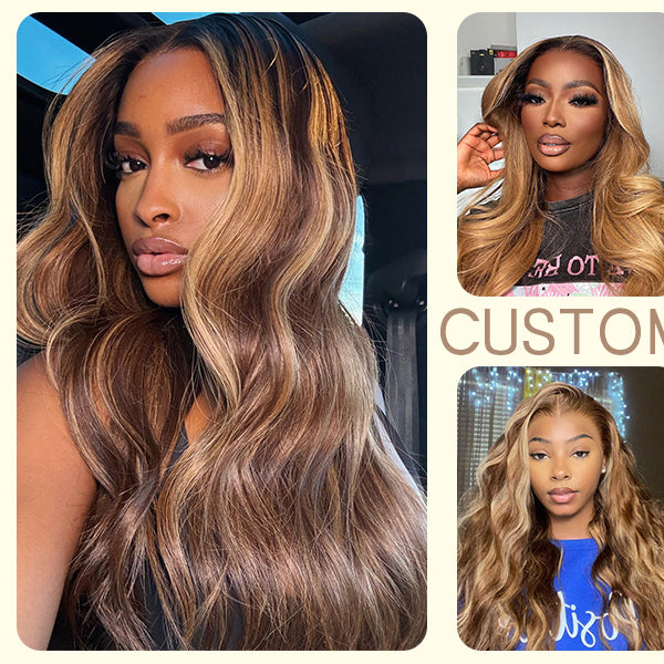 Ustar Basics Color 4P27 Human Hair Body Wave 1 3 4 Bundles