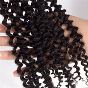4x4 Lace Transparent Lace Closure Jerry Curl Virgin Natural Human Hair