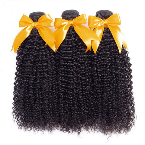 Affordable Hair Jerry Curl 1 Bundle Natural Black 100 Human Hair extensions