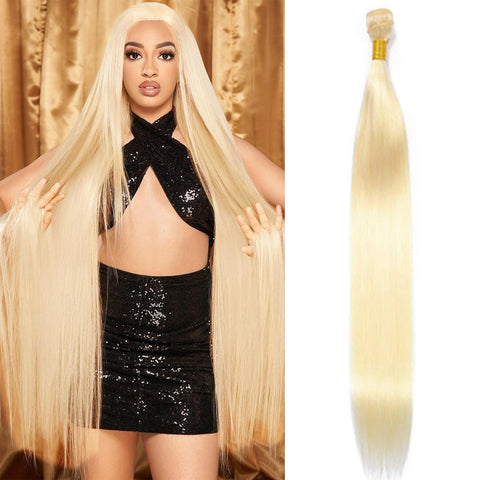 Super Long Blonde Raw Hair Straight 40 Inches High Quality 100 Human Hair