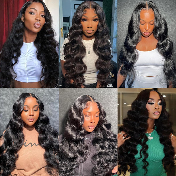 Affordable Hair Body Wave 100% Human Hair 10 to 28 Inch Natural Black Bundle