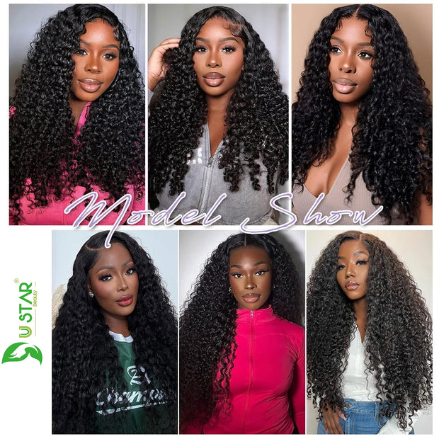 5x5 Transparent Lace Burmese Curl Lace Closure Brazilian Virgin Human Hair