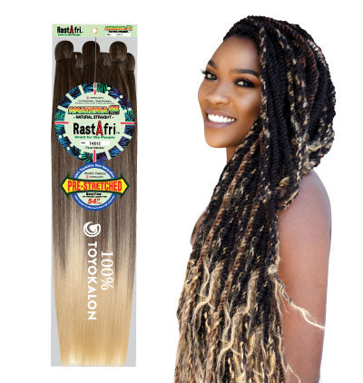 Free n Silky Braid 3x Pre-Stretched RastAfri Braiding hair