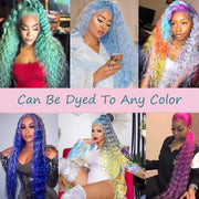 13x4 HD Lace Frontal 613 Blonde Deep Wave 100% Human Hair
