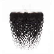 13x4 Transparent Lace Frontal Natural Wave Bleached Knots Brazilian Hair