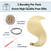 I Tip Premium 613 Blonde Straight Hair Extensions Quality 100 Human Hair